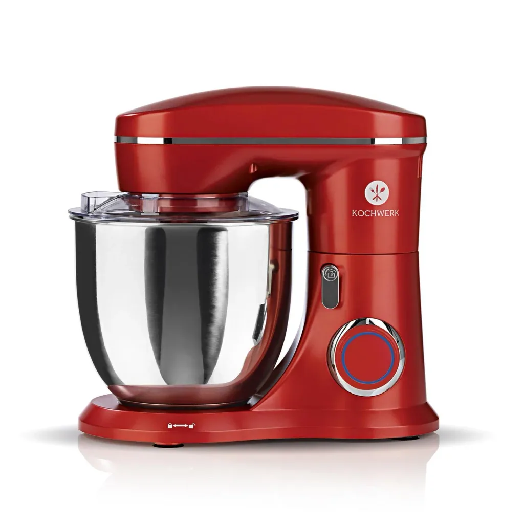 Küchenmaschine, rot, 1300 Watt