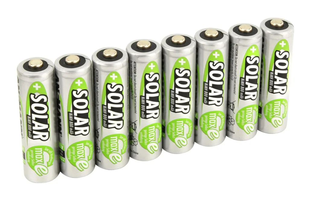 Solar NiMH Mignon (AA) Akku, 800 mAh - 8 Stück