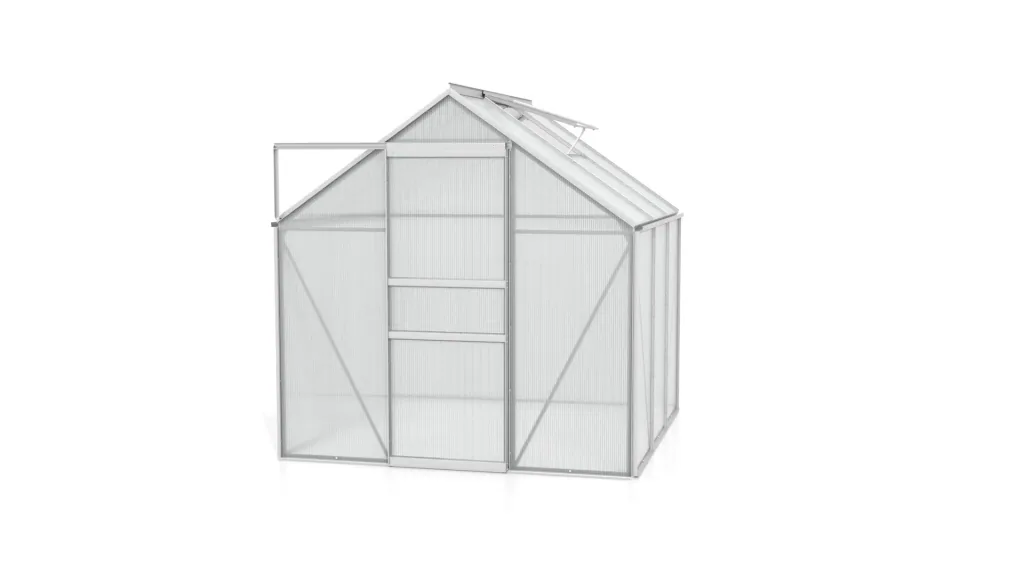 Gewächshaus Venus 3800 HKP 6 mm, Farbe alu