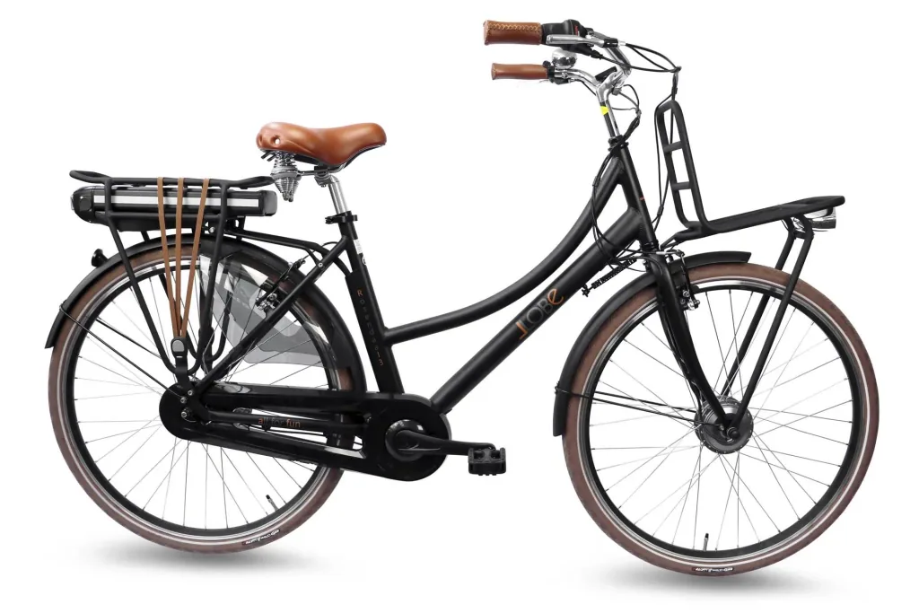 Damen City E-Bike, 28 Zoll, Rahmenhöhe 50 cm, 7-Gang Nabenschaltung, schwarz, Rosendaal 3 Lady, 13Ah