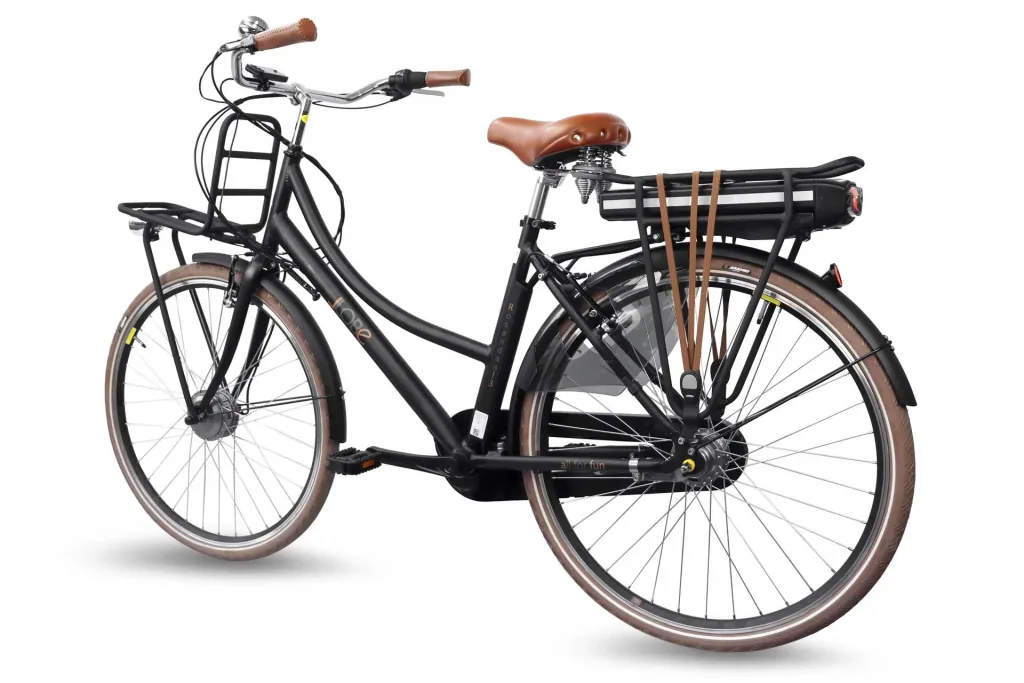 Damen City E-Bike, 28 Zoll, Rahmenhöhe 50 cm, 7-Gang Nabenschaltung, schwarz, Rosendaal 3 Lady, 13Ah