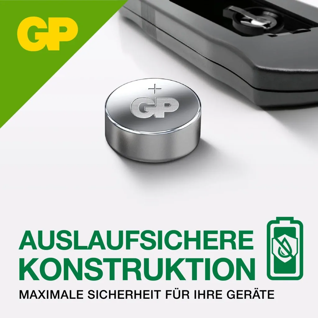 Alkaline Knopfzelle LR44 / 76A - 10 Stück