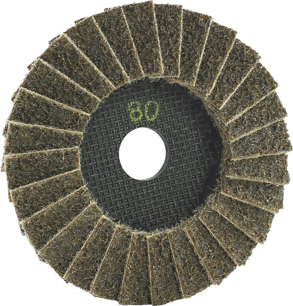 Schleifscheibe TRIMFIX Fleece Flap, 125 x 22,2 mm, grob, K80
