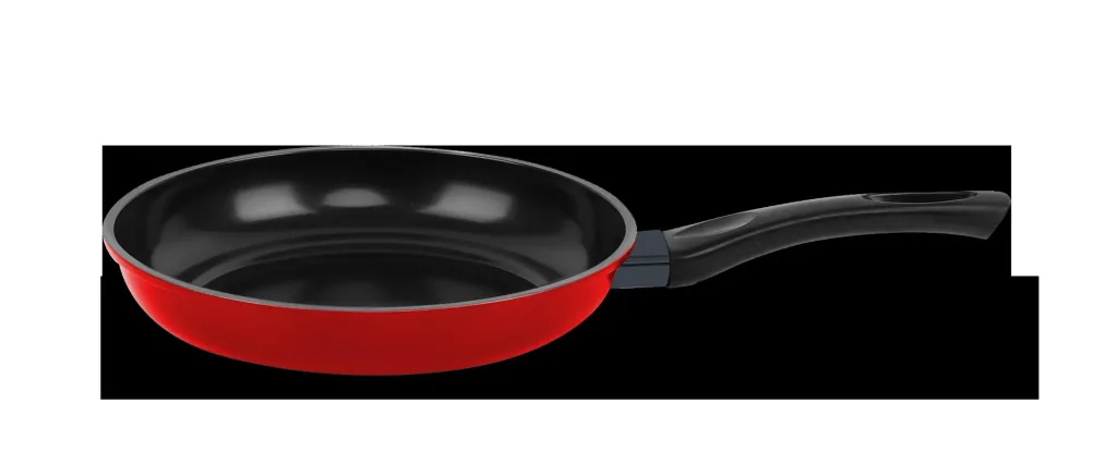 Carbon Pfannenset Rot, 3-teilig ( Ø 20 cm/ 24 cm/ 28 cm) mit Antihaft Diamantbeschichtung