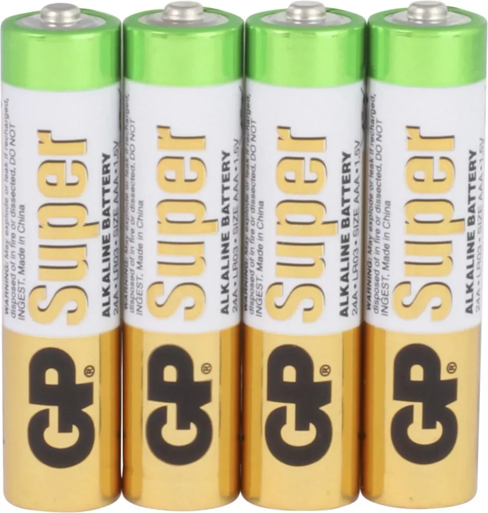 SUPER Micro (AAA) Alkaline Batterien - 4 Stück