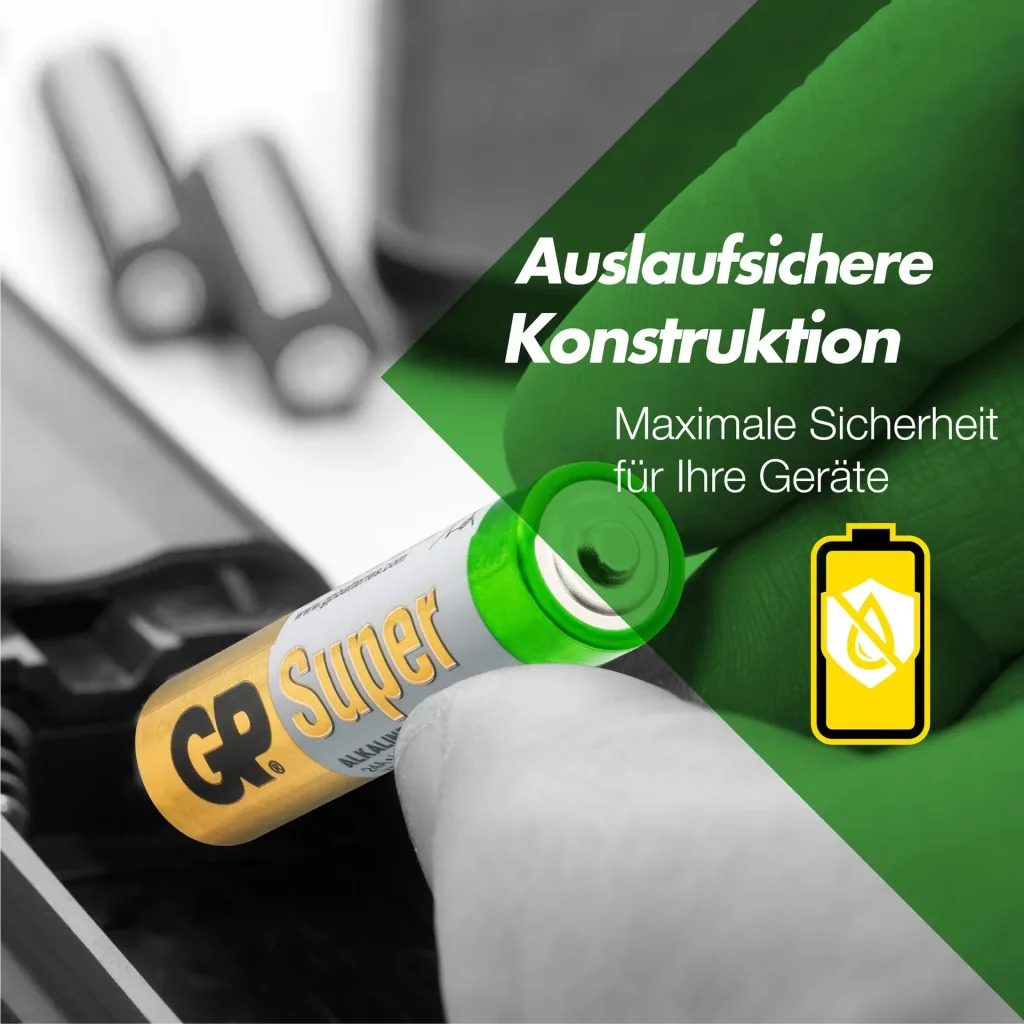 SUPER Micro (AAA) Alkaline Batterien - 4 Stück