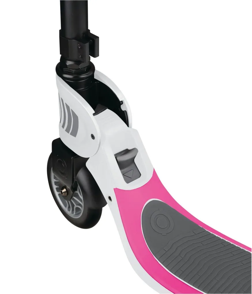 FLOW FOLDABLE 125   Tretroller, 125 mm, ABEC 5, höhenverstellbar, Klappmechanismus, weiß-neon pink