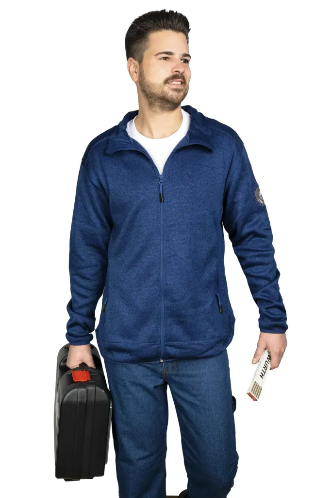 Arbeitsjeans aus strapazierfähigem Denim, Farbe blau, Gr. 48