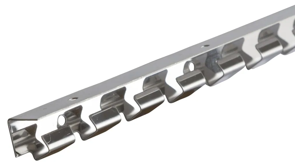 Hakenleiste 150cm Edelstahl für PVC-Vorhang