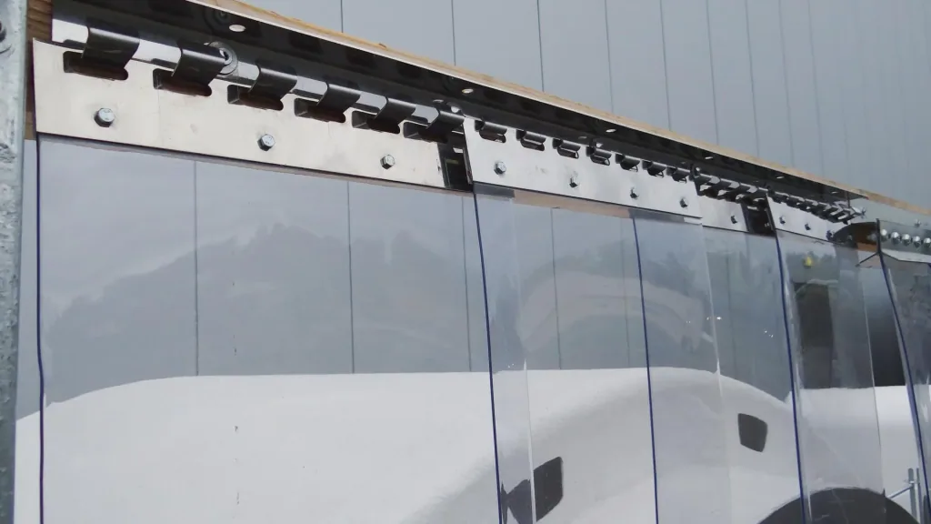 Hakenleiste 150cm Edelstahl für PVC-Vorhang