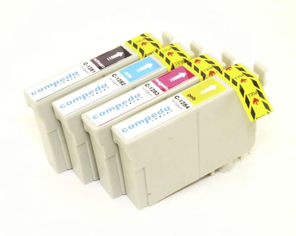 Druckerpatrone für Epson T1281-4 4er Multipack - 4er Set in den Farben cyan, gelb, magenta und schwarz