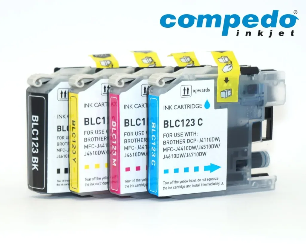 Druckerpatrone für Brother LC123 Multipack - 3er Pack Cyan, Magenta, Gelb