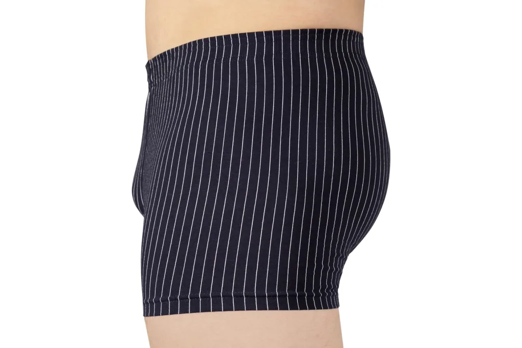 Boxershorts im Doppelpack, Farbe marine/marine gestreift, Gr.M