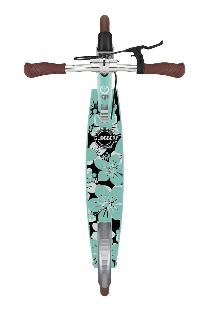 NL 205 Deluxe Tretroller, 205 mm, ABEC 7, Handbremse, höhenverstellbar, Frontfederung, Klappmechanismus, mint