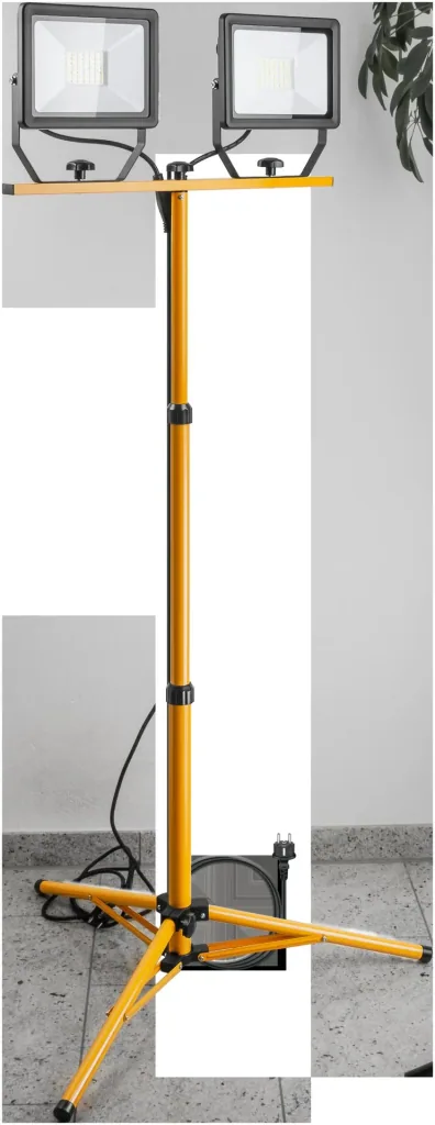 2 x 50W Stativ LED Baustrahler TW 8500 LM