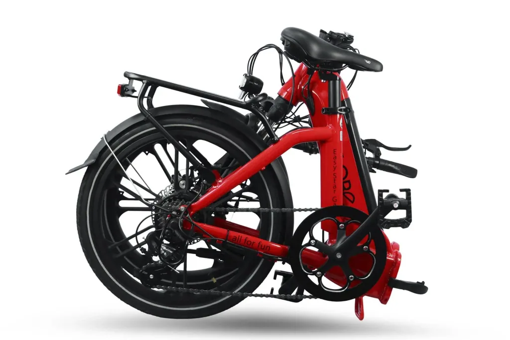 Unisex City E-Bike 20 Zoll, Rahmenhöhe 37 cm, 7-Gang Kettenschaltung, Gala white (Faltrad)