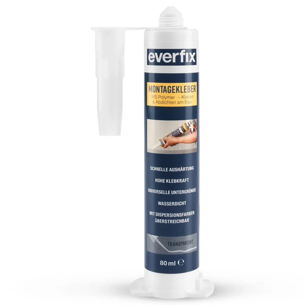 Montagekleber, transparent, 80 ml