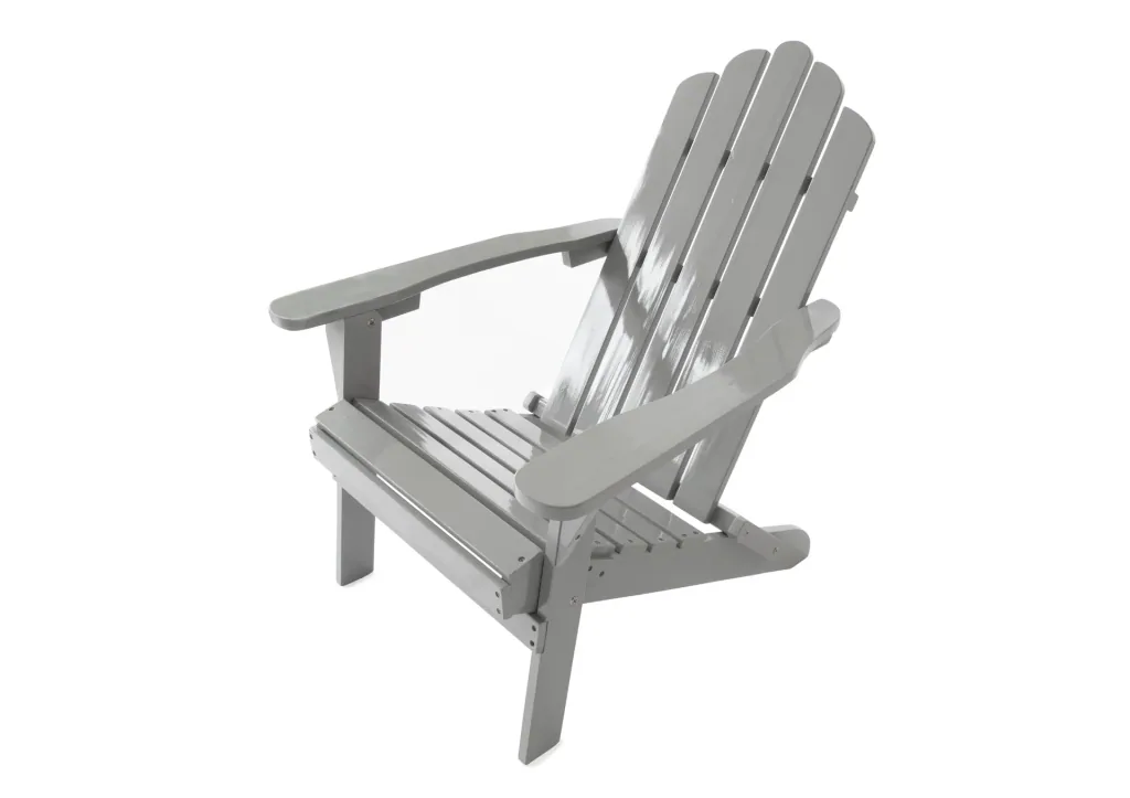 Adirondack Gartensessel "Ben" lichtgrau