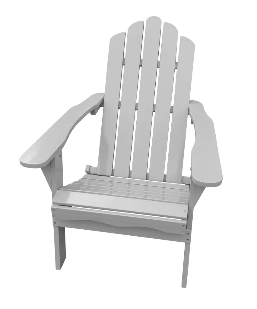 Adirondack Gartensessel "Ben" lichtgrau