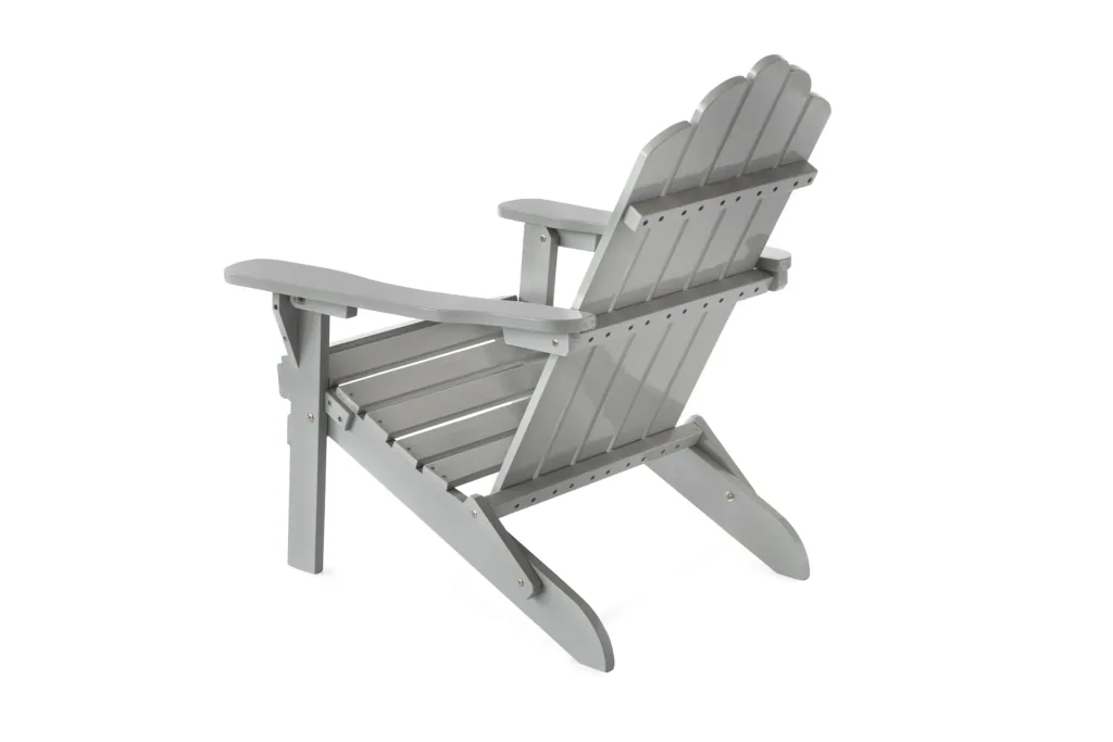 Adirondack Gartensessel "Ben" lichtgrau
