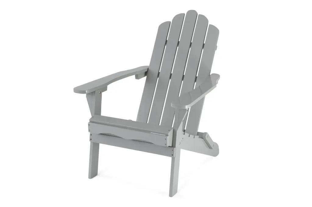 Adirondack Gartensessel "Ben" lichtgrau
