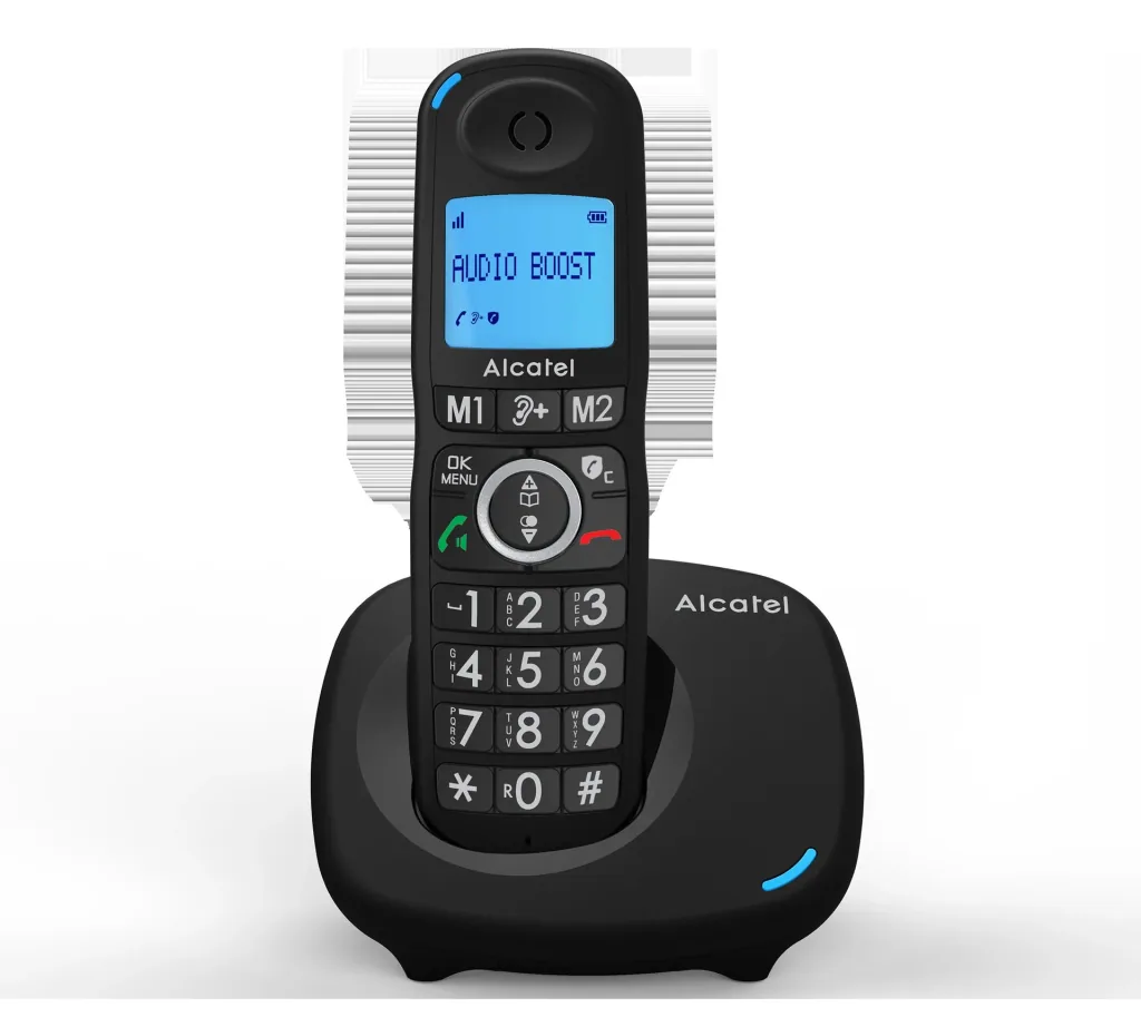 Komfort-Telefon Alcatel XL595B Single mit Call-Block-Funktion, schnurlos