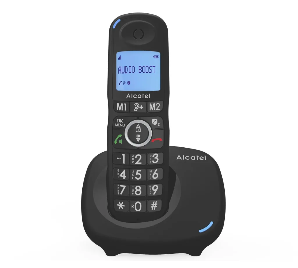 Komfort-Telefon Alcatel XL595B Single mit Call-Block-Funktion, schnurlos