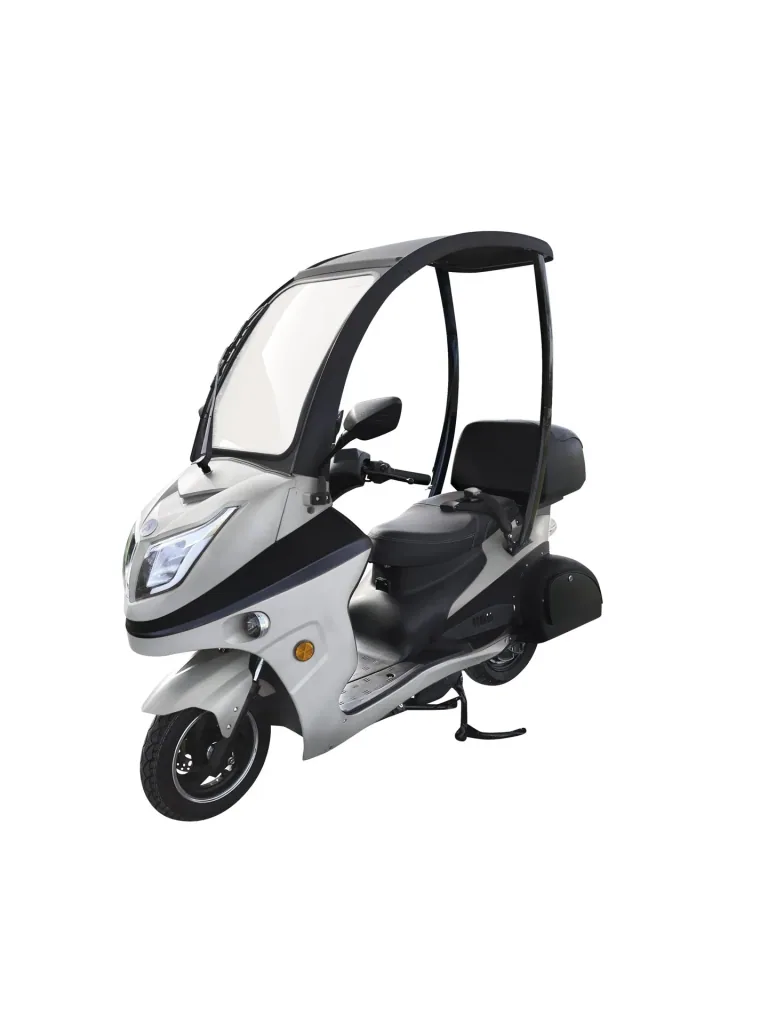 E-Kompaktroller "Lucca Duo" - 40 km/h, silber