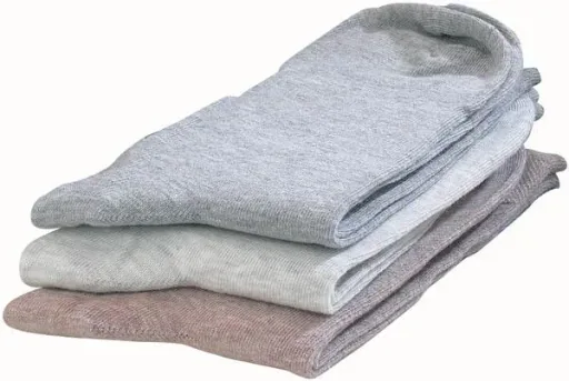 Komfort Socken, 3er Set, je 1 x grau/ anthrazit/ marine, Gr. 39-42