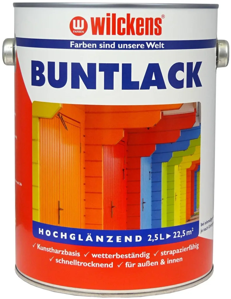 Buntlack reinweiß, hochglänzend, 2500 ml
