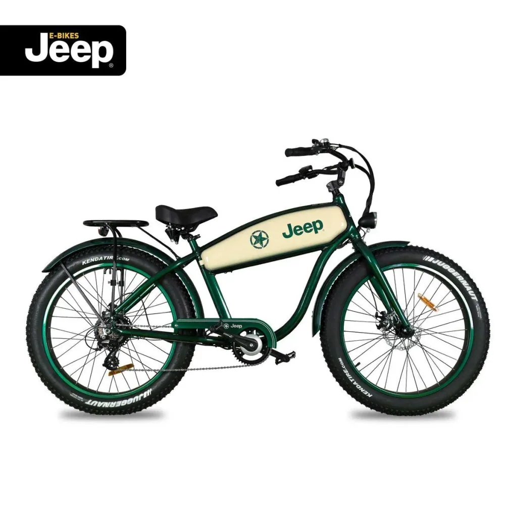 Unisex Cruise E-Bike, 26 Zoll, Rahmengröße 46 cm, 7-Gang Kettenschaltung, green, CR 7004
