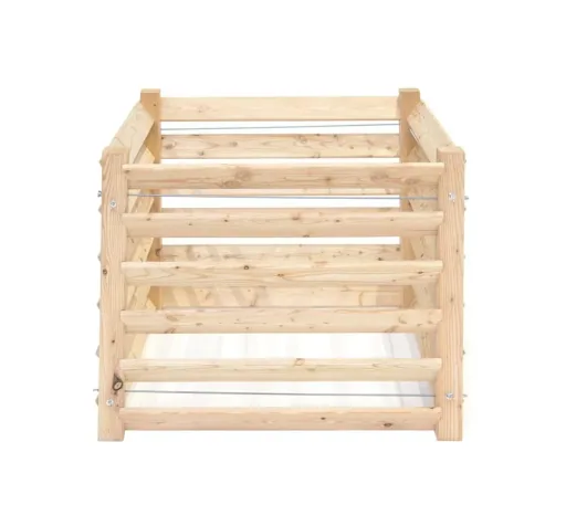Westmann Komposter Konni M, 100×100×80 cm, Natur – FSC-Lärchenholz, 800 l