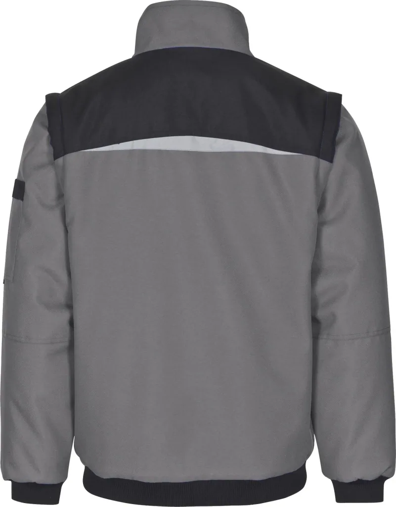 Funktionsblouson, grau-schwarz, Gr. S