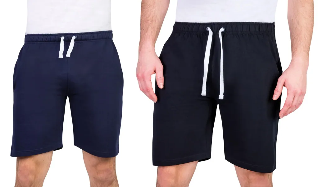 Shorts aus Baumwolljersey, Farbe schwarz, Gr.3XL