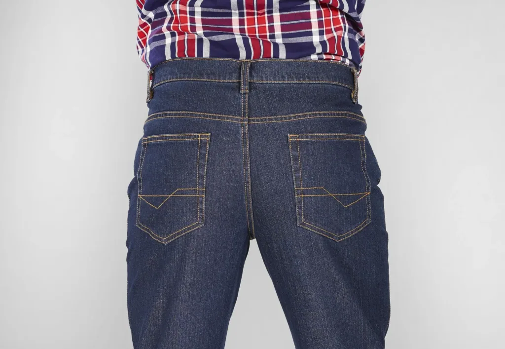 5 Pocket Jeans, Farbe bluestone, Gr. 48