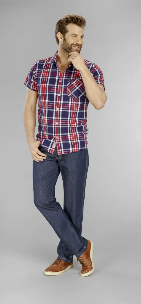 5 Pocket Jeans, Farbe bluestone, Gr. 48