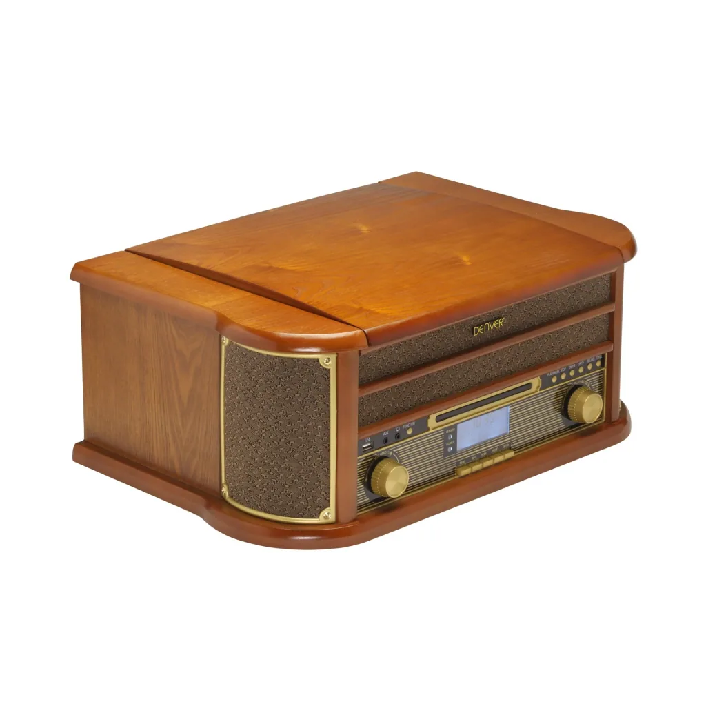 Retro HiFi-System mit DAB in Holzoptik