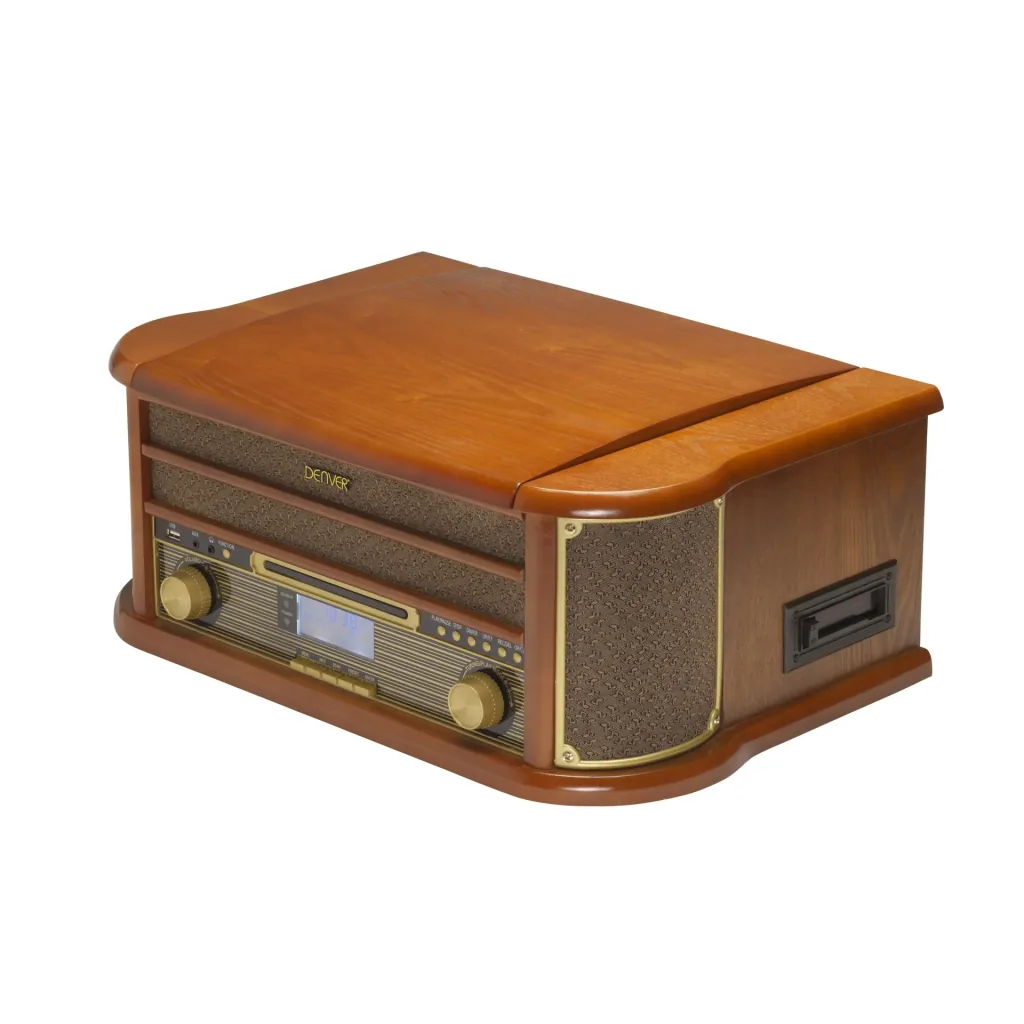 Retro HiFi-System mit DAB in Holzoptik