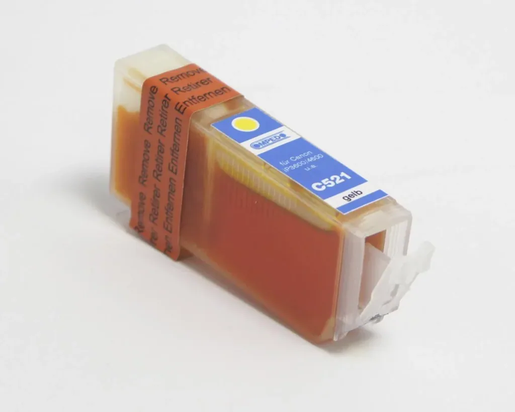 Druckerpatrone für CANON CLI-521 gelb chip