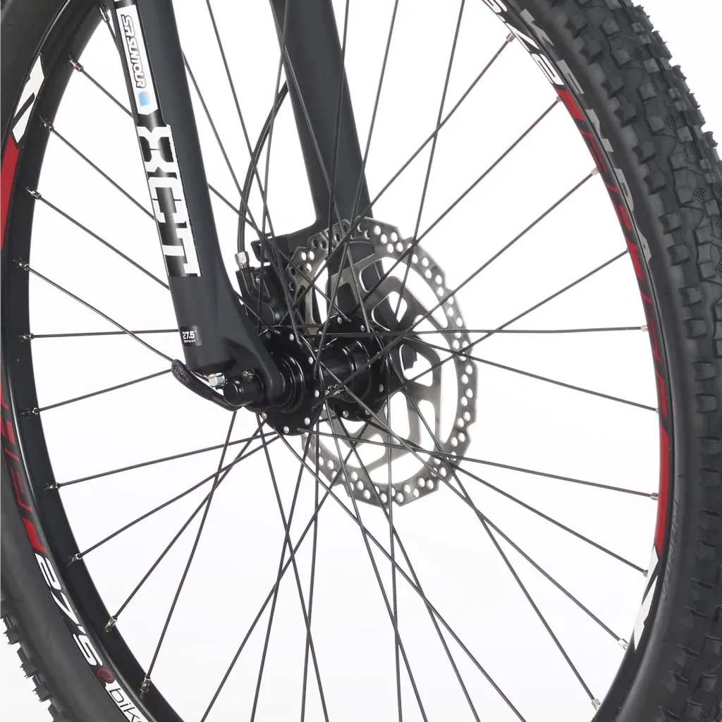 Unisex E-Bike MTB, 27,5 Zoll, Rahmengröße 48cm, 10-Gang Kettenschaltung, schwarz matt, MONTIS EM 1726