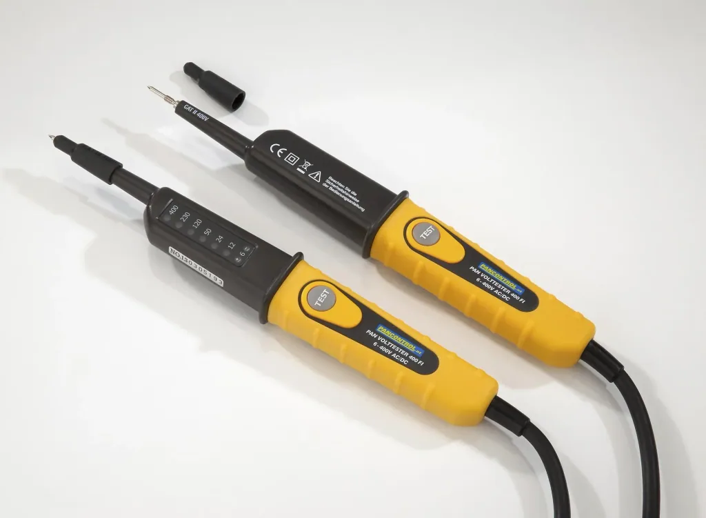 PAN Volttester 400 FI 2-poliger Spannungsprüfer mit FI Test