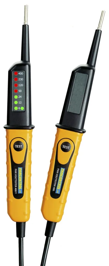 PAN Volttester 400 FI 2-poliger Spannungsprüfer mit FI Test