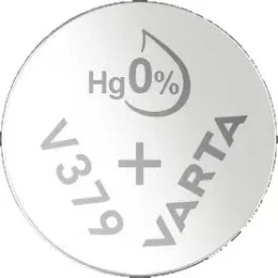 Silberoxid Knopfzelle V379 / SR63, 1,55 Volt - 1 Stück