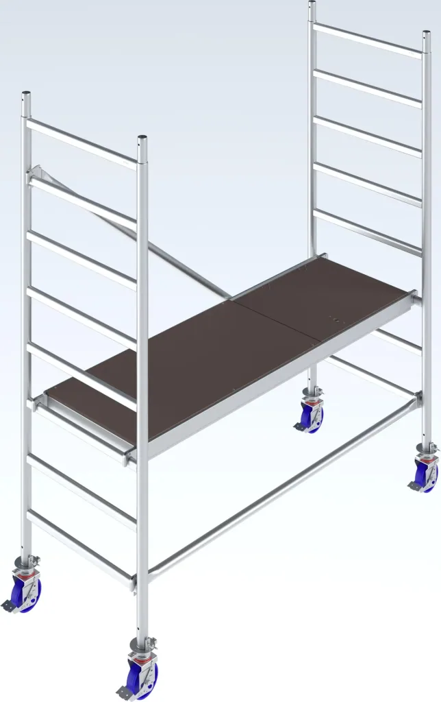 STABILO Fahrgerüst Serie 10 Feldlänge 2 m, Arbeitshöhe ca. 3 m
