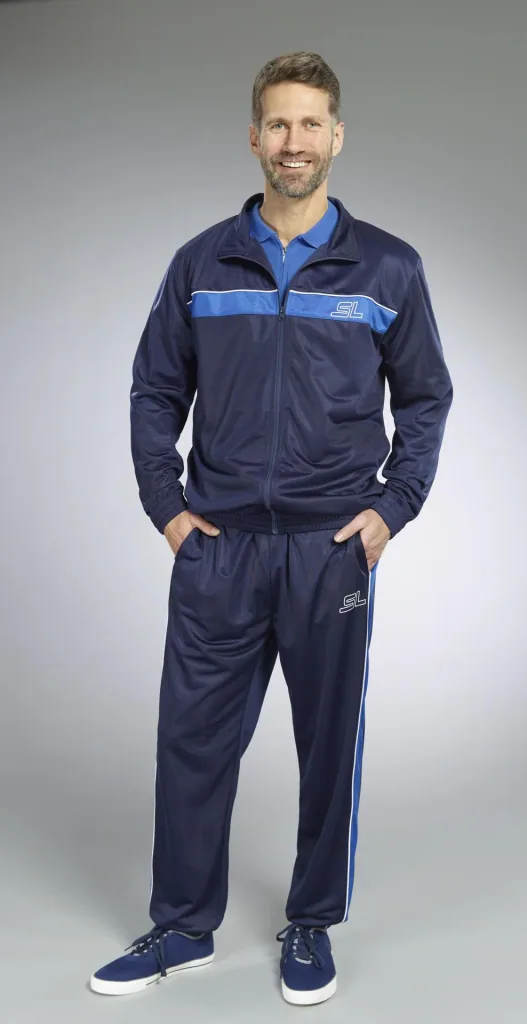 Freizeitanzug 3-teilig, Farbe navy-royalblau, Gr.L