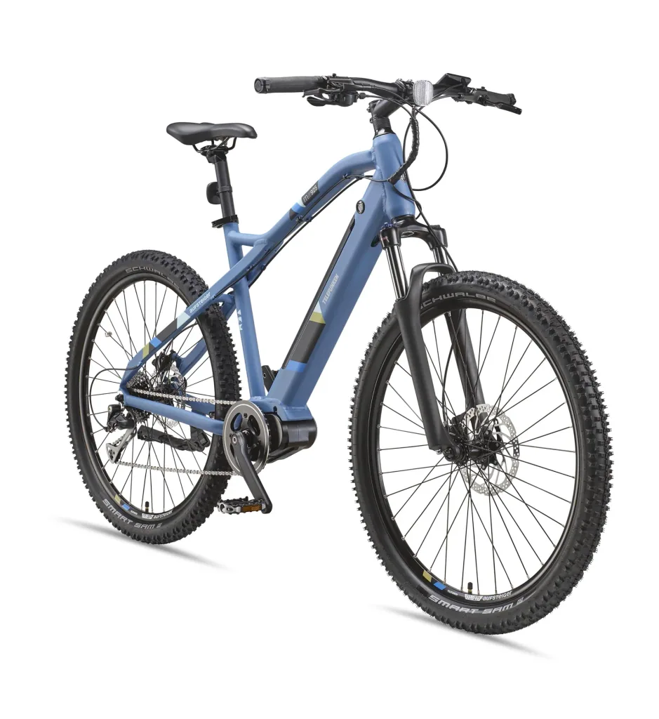 Unisex Alu MTB E-Bike, 29 Zoll, 8-Gang Kettenschaltung, blau, Aufsteiger M925 Hardtail