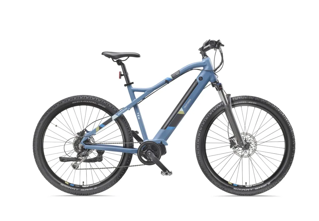 Unisex Alu MTB E-Bike, 29 Zoll, 8-Gang Kettenschaltung, blau, Aufsteiger M925 Hardtail