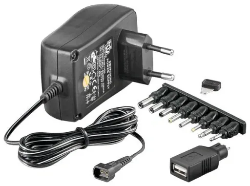 Schaltnetzteil 1500mA/ 3 bis 12 Volt wählbar, stabilisiert