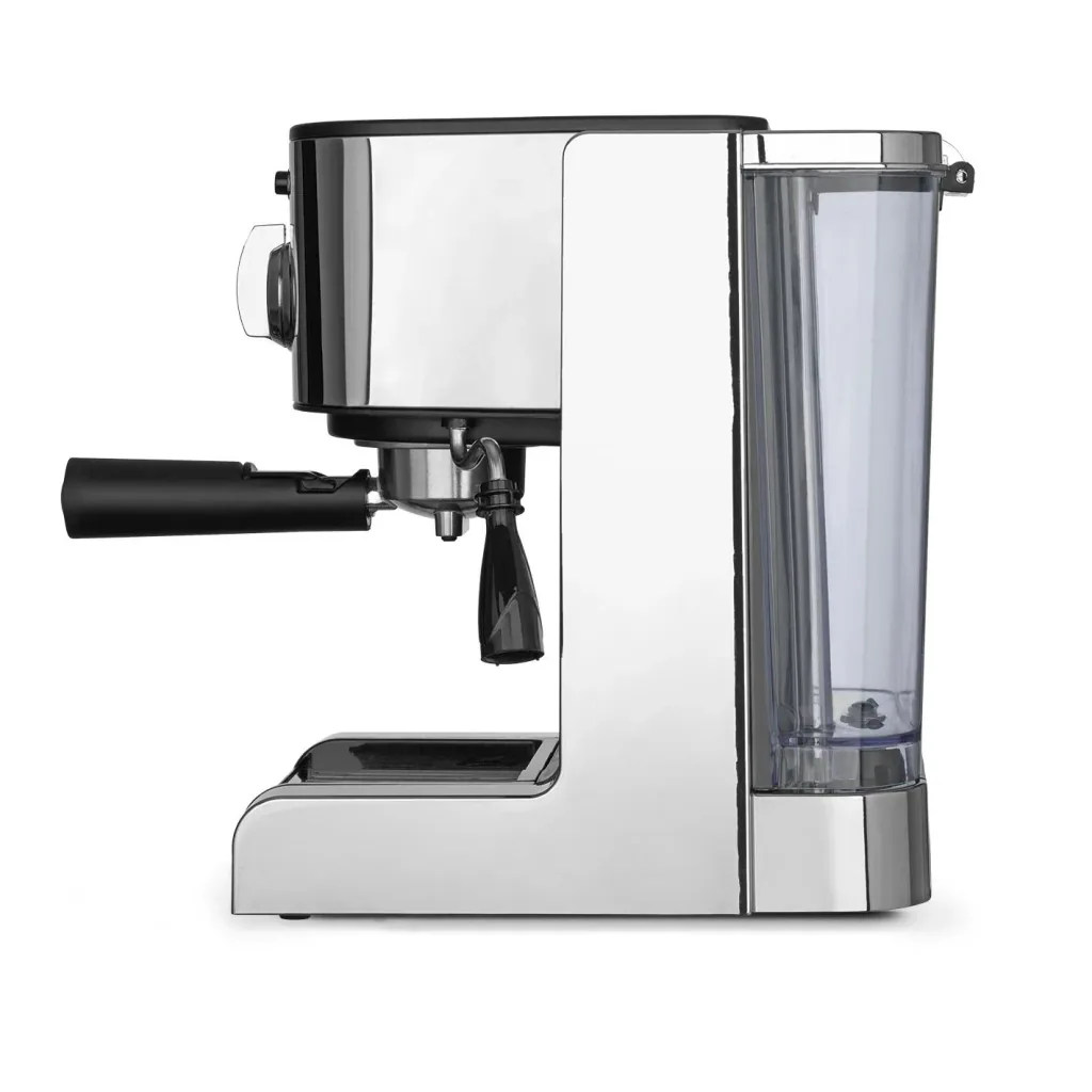 Espresso Perfekt, Siebträger-Maschine, silber
