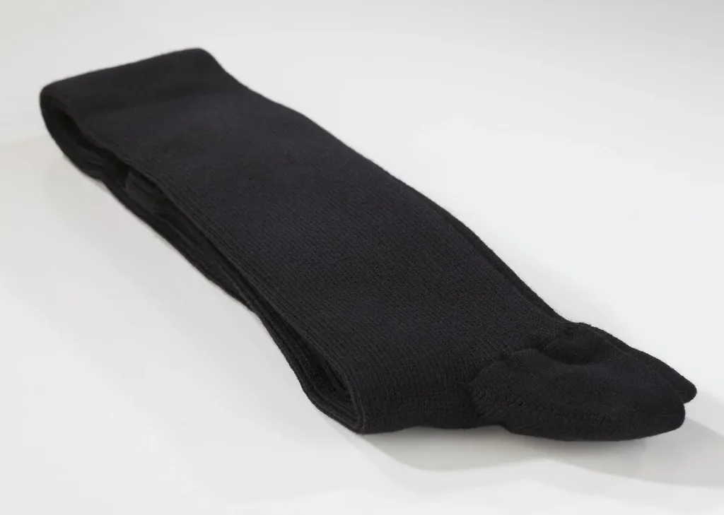 Stützkniestrumpf, schwarz, Größe 42/43